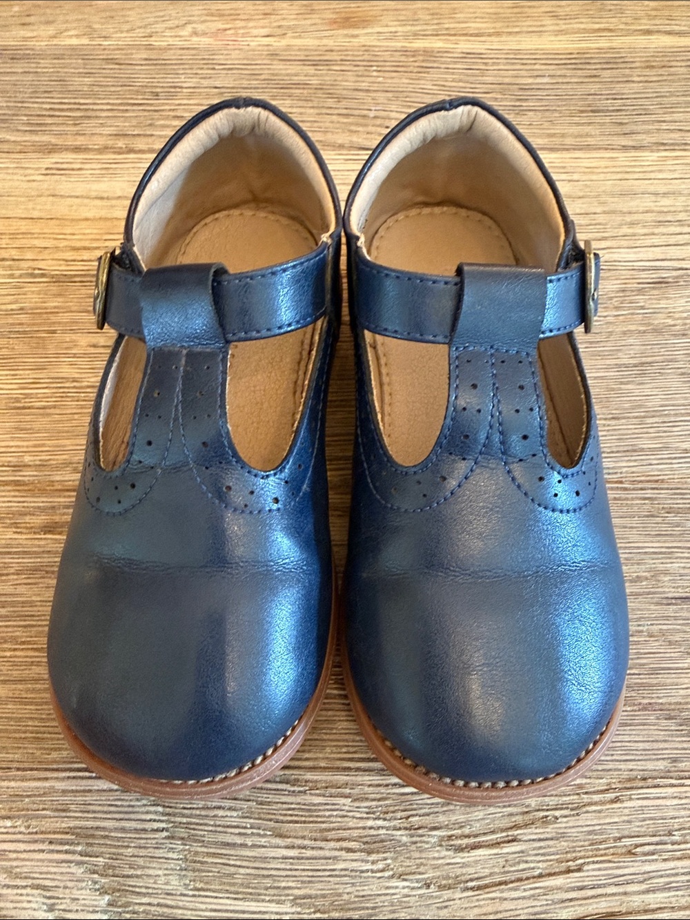 Navy Mary Jane Dress Shoes for Kids